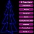 Árbol de Navidad 360 luces LED interior y exterior 143x250