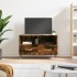 Mueble para TV madera contrachapada roble ahumado 80x36x50