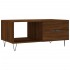 Mesa de centro madera contrachapada roble marrón 90x50x40