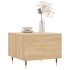 Mesa de centro madera contrachapada roble Sonoma 50x50x40