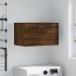 Armario de pared madera ingeniería marrón roble 60x36,5x35