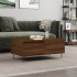 Mesa de centro madera contrachapada marrón roble 90x50x36,5