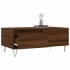 Mesa de centro madera contrachapada marrón roble 90x50x36,5