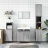 Armario de baño madera de ingeniería gris Sonoma 58x33x60