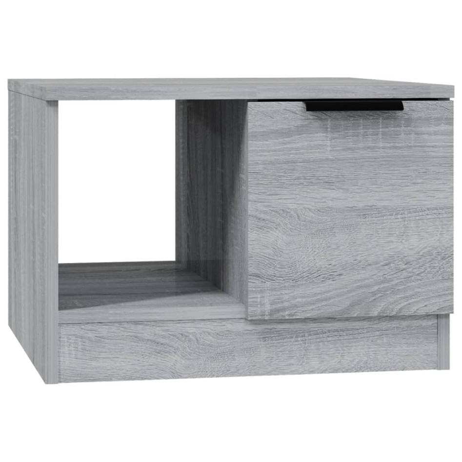 Mesa de centro madera de ingeniería gris Sonoma 50x50x36