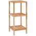 Estantería de baño madera maciza nogal 36x36x79