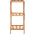 Estantería de baño madera maciza nogal 36x36x79