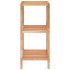 Estantería de baño madera maciza nogal 36x36x79