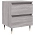 Mesita de noche madera de ingeniería gris Sonoma 40x35x50