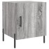 Mesita de noche madera de ingeniería gris Sonoma 40x40x50