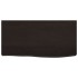 Estante pared madera roble tratada marrón oscuro 60x30x(2-6)