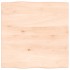 Tablero de mesa madera maciza roble borde natural 60x60x2