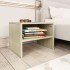 Mesitas de noche 2 uds contrachapada color roble 40x30x30