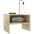 Mesitas de noche 2 uds contrachapada color roble 40x30x30