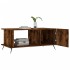 Mesa de centro madera contrachapada roble ahumado 90x50x40