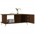 Mesa de centro madera contrachapada roble marrón 90x50x40
