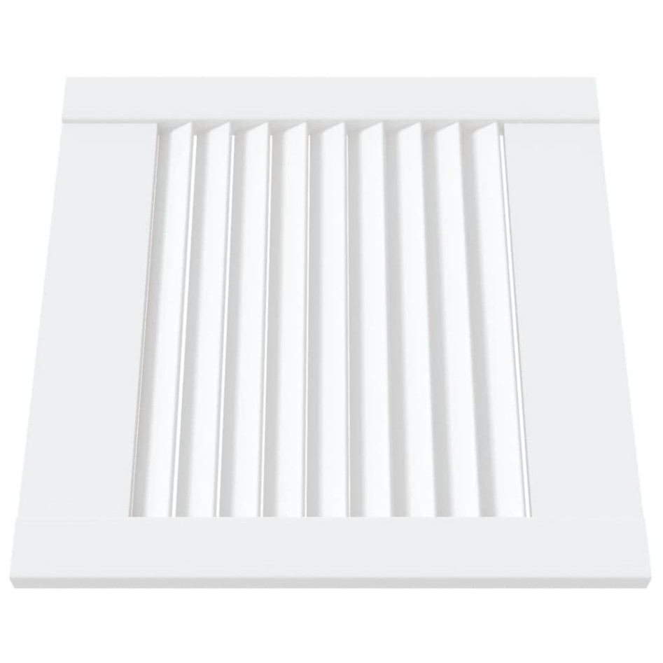 Puerta de armario lamas 4 uds madera pino blanco 39,5x39,4