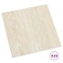 Tarimas de suelo autoadhesivas 20 uds PVC beige 1,86