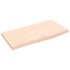 Estante de pared madera maciza roble sin tratar 60x30x(2-4)