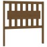 Cabecero de cama madera maciza pino marrón miel 95,5x4x100