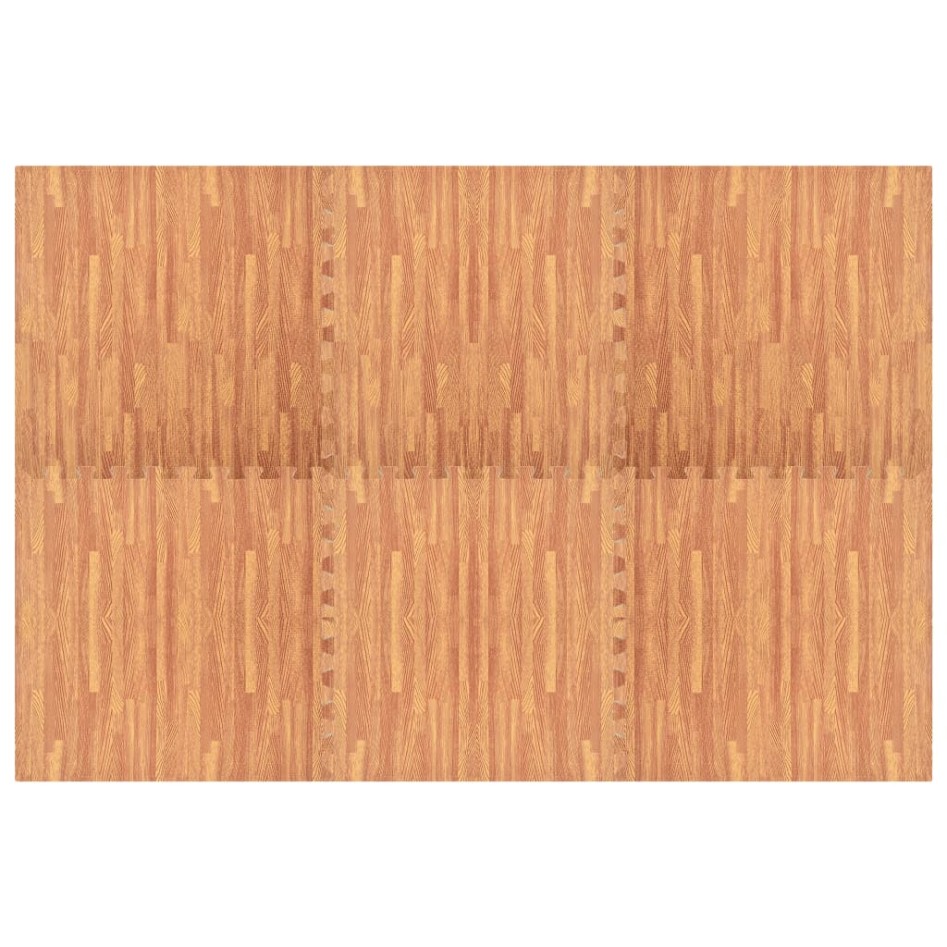 Alfombrillas de goma EVA vetas de madera 54 uds 2,16
