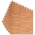 Alfombrillas de goma EVA vetas de madera 54 uds 2,16