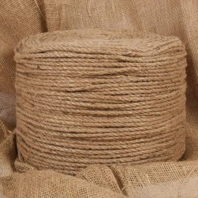Cuerda de yute 500 m de longitud y 4 mm de