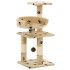 Rascador para gatos poste de sisal 65 cm huellas