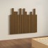 Cabecero cama pared madera maciza pino marrón miel 95,5x3x80