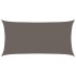 Toldo de vela gris antracita HDPE 160 g/m² 2,5x5