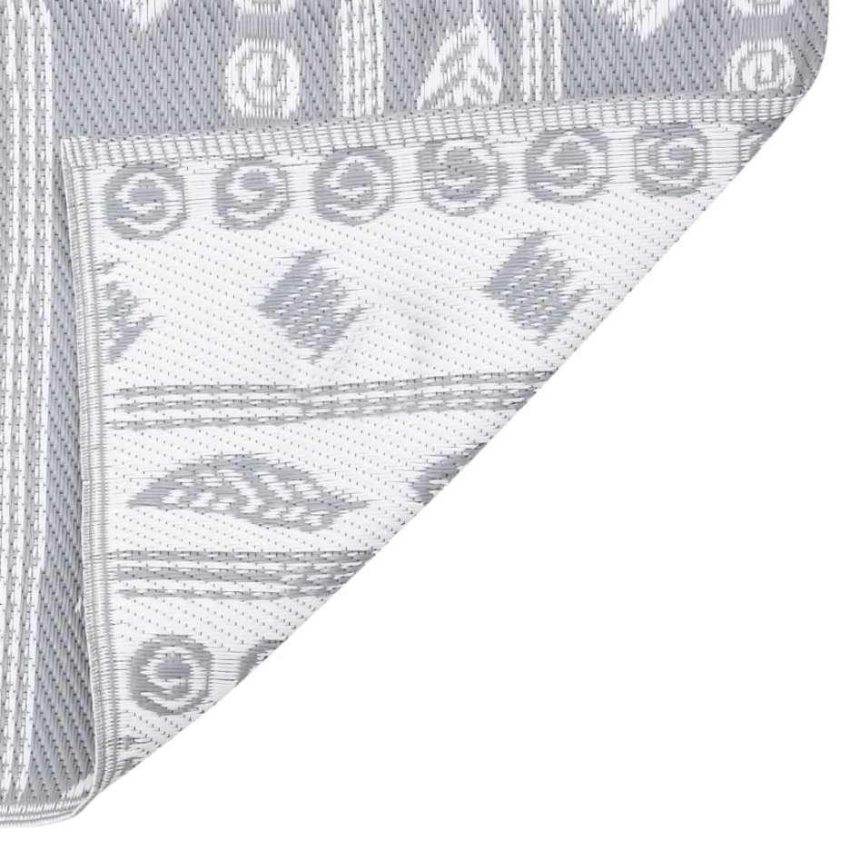 Alfombra de exterior ARAKIL gris 160x230 cm