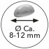 Ubbink Grava para estanques 10 kg 8-12 mm