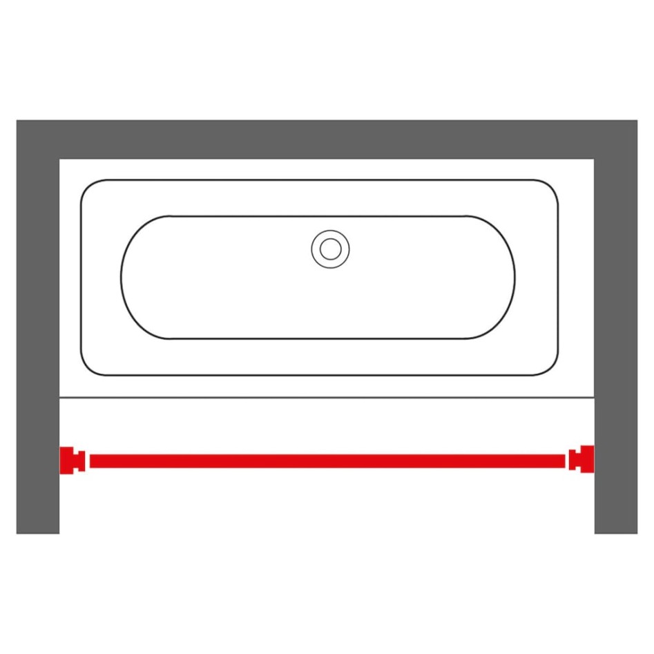 Sealskin Barra telescópica para cortina de ducha cromo 125-220