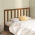 Cabecero de cama madera maciza de pino marrón miel 166x4x100