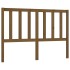 Cabecero de cama madera maciza de pino marrón miel 166x4x100