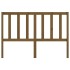Cabecero de cama madera maciza de pino marrón miel 166x4x100