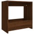 Mesa auxiliar madera contrachapada roble marrón 50x26x50