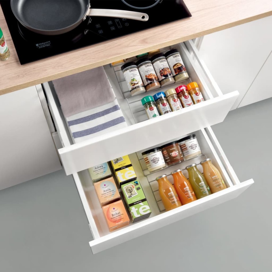 Metaltex Especiero extensible de 4 niveles X-Pand 2 piezas