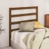 Cabecero de cama madera maciza de pino marrón miel 106x4x100