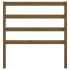 Cabecero de cama madera maciza de pino marrón miel 106x4x100