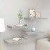 Estantes flotantes de pared 4 uds gris MDF 40x23x3,8