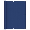 Toldo para balcón de tela oxford azul 120x600 cm