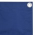 Toldo para balcón de tela oxford azul 120x600