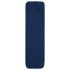 Alfombrilla de escalera 15 uds azul marino rectangular 75x20