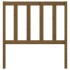 Cabecero de cama madera maciza de pino marrón miel 81x4x100
