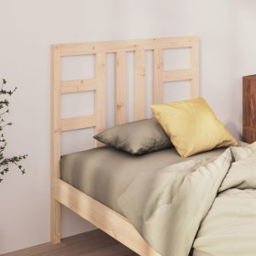 Cabecero de cama madera maciza de pino 81x4x100