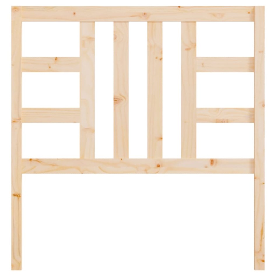 Cabecero de cama madera maciza de pino 81x4x100