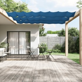 Toldo vertical tela oxford azul 100x600