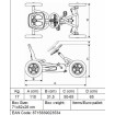 Kart de pedales Berg Buddy John Deere