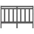Cabecero de cama madera maciza de pino gris 141x4x100